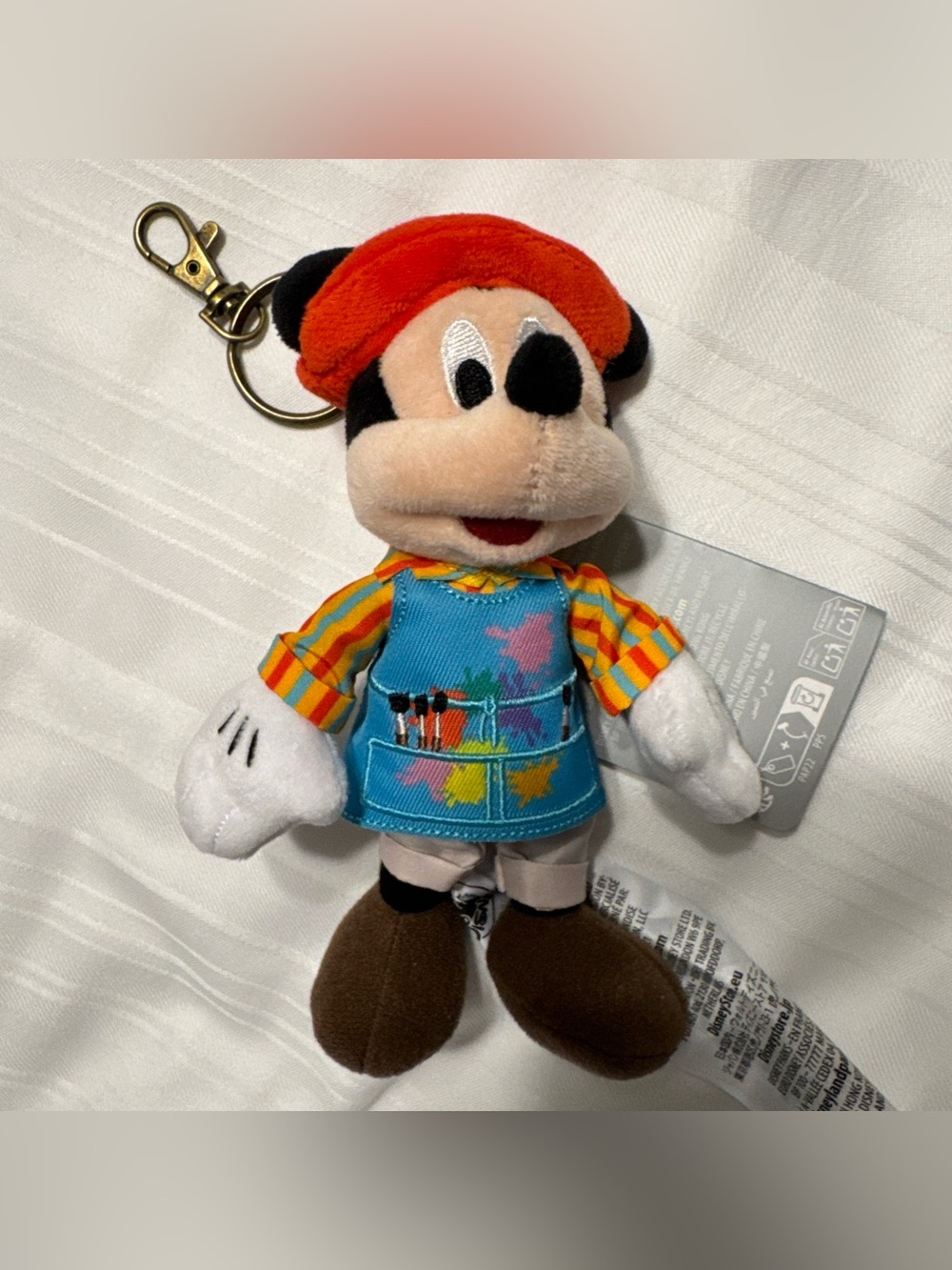 Disney Parks Riviera Resort Mickey Mouse Plush Keychain Bag Charm WDW Gift New